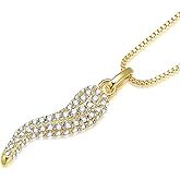 espere Italian Horn Charm Necklace in Gold