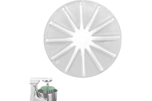 Splentdid Blender Cream Scraper Accessory, Stand Mixer Heads Scraper, Attachments Wipers for 6-Wire Whisks Anti-Splatter Baff