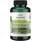 Swanson Hydrangea Root Extract, Urinary Tract Support, 90 Capsules | Herbal Supplement Promoting Traditional Urinary Tract Health, May Support Prostate Health for Men, Easy-to-Swallow