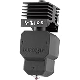 DUROZZLE 0.6mm Ruby Nozzle Hotend for Bambu Lab H2D/H2S/A1/A1 mini mini 3D Printer, Hardened &amp; Abrasion Resistant for High Speed Printing, with Silicone Cover Sock