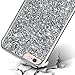 UrbanDrama iPhone 6S Plus Case, iPhone 6 Plus Case, Luxury Glitter Sparkly Rhinestone Case Hard PC, TPU Anti Slip Shockproof Chrome Bumper Case for iPhone 6 Plus, iPhone 6S Plus 5.5 inch, Shiny Black