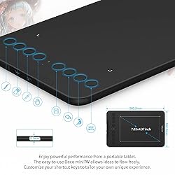 Wireless Drawing Tablet XPPen Deco mini7W Graphic