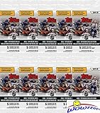 2019/20 Topps NHL Hockey Stickers Collection of TEN(10) Factory Sealed Sticker Packs with 50 Brand New MINT Stickers! Look for Stickers of all your Favorite NHL Hockey Superstars & Rookies! WOWZZER!