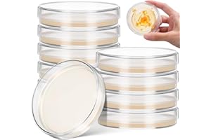 Veemoon Pre Poured Agar Petri Dishes, 2.7inch Nutrient Agar Petri Dishes Laboratory Culture Plate Science Projects Supplies f