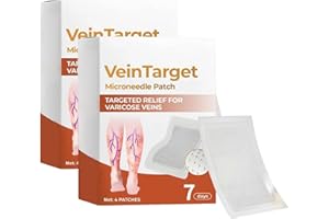 Veintarget Microneedle Patch, Relieve Leg Discomfort, Soothes Leg Discomfort, Effectively Moisturizes and Moisturizes, 2PCS