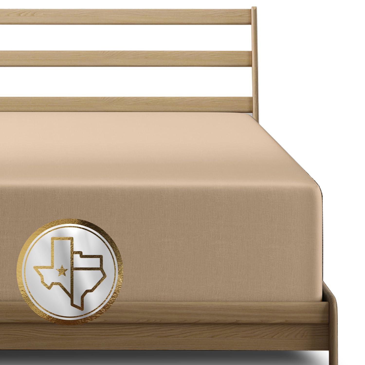 Photo 1 of Texas Linen Co. Luxury Egyptian Cotton California Twin Fitted Sheet Only - 1000 Thread Count Cal King Sheets Deep Pocket Fitted, Soft Sateen Weave Bottom Sheet - Fits Upto 18" Deep Mattress - Teal
