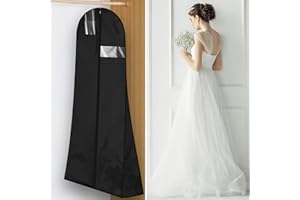 Garment Bag Wedding Dress Cover Protective Cover for Bridal Gowns Evening Dresses Suits Coats Breathable Anti-Dust Wedding Dr
