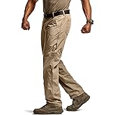 CQR Men's Military Cargo Pants, Water Resistant Ripstop Army Combat Tactical Pants, Outdoor Hunting Hiking EDC Work Pants