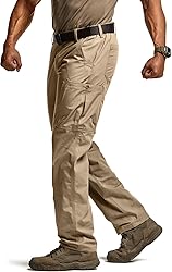 CQR Men's Military Cargo Pants, Water Resistant