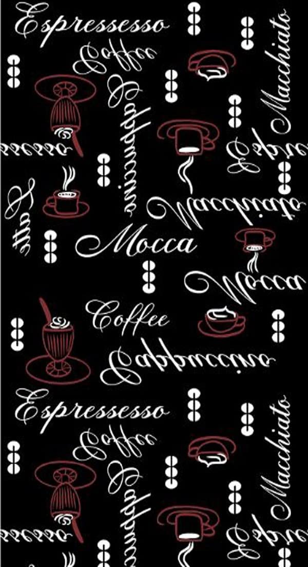MANI TEXTILE Espresso Rug Polyester Black 60 x 120