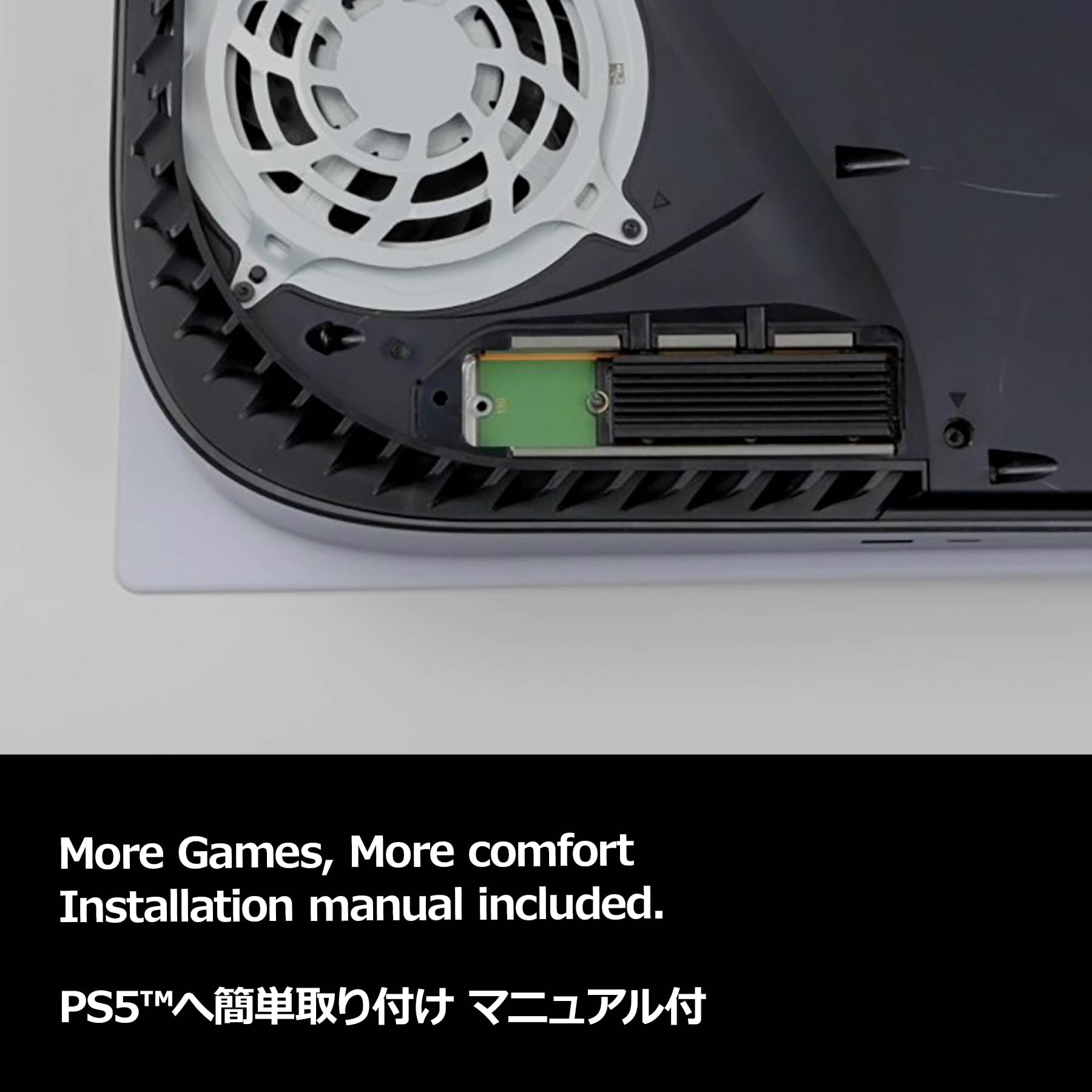 Nextorage Japan 1TB(1000GB) Internal SSD Work with New PlayStation 5 Console and PC M.2 2280 Gen4 NVMe with Heatsink NEM-PA1TB/N SYM Maximum Transfer Rate Read: 7300MB/s, Write: 6000MB/s