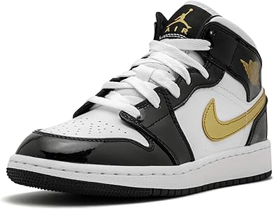 shiny black and gold jordans