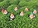Blugood 7 Set Mini Gnome Figures Garden Decoration - Seven Dwarfs Statues