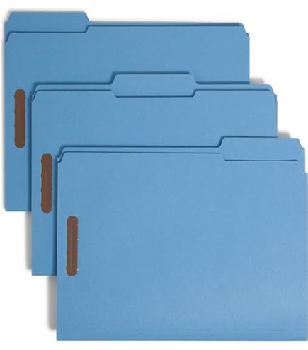 thumbnail image 2 of Pendaflex FP313 Pressboard Folders, 2 Fasteners, 1" Expansion, 1/3 Tab, Legal, Blue (Box Of 25 2 of 14