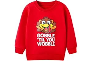 HILEELANG Kids Christmas Sweatshirts Cotton Holiday Tops 2–7 Years