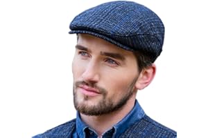 MUCROS WEAVERS Irish Tweed Trinity Flat Cap, 100% Tweed, Made in Ireland