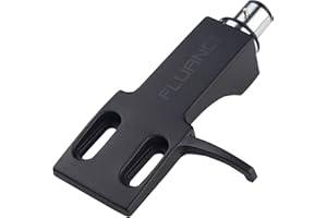 Fluance Classic/Elite Turntable Headshell with H-4 Bayonet Mount and Slots for 1/2 inch Cartridge Mounting (PFHTS1)