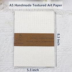 Diuhofart 20 Sheets Scrapbook Paper A5 Size