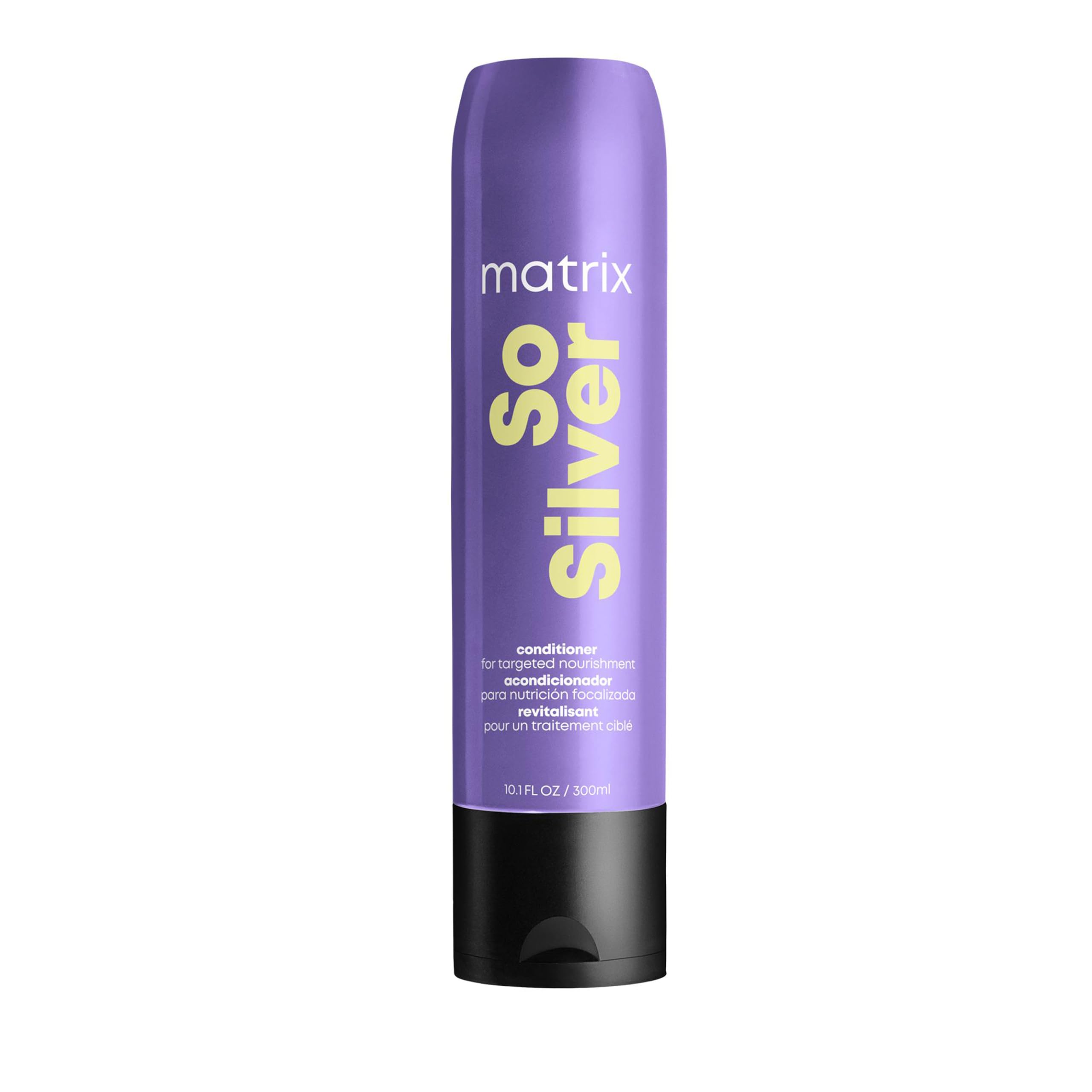 Matrix Hair Conditioner, For Blondes, Greys and Silvers, Tones + Neutralises, Total Results, So Silver, 300ml