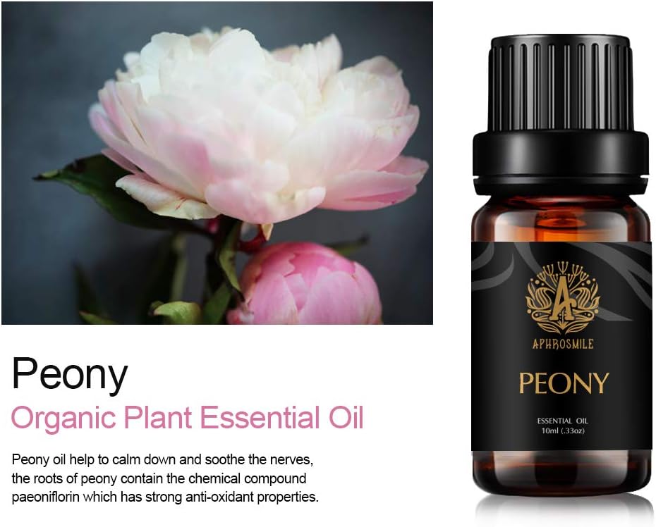 Aromatherapy Peony Essential Oil for Diffuser Peony Scented Oil for Humidifier Massage - Image 5