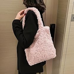 Plush Underarm Bag Ladies Fluffy Shoulder Bag Women