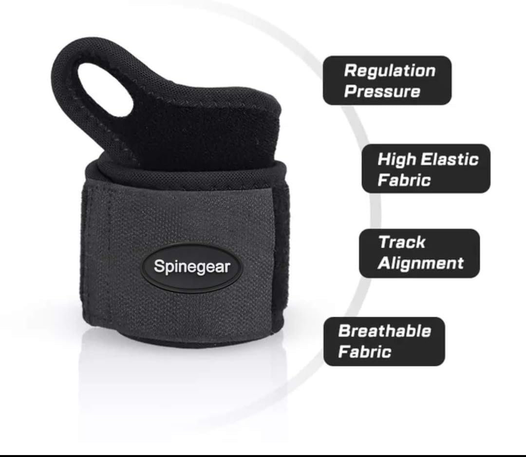 Spinegear wrist Support hand brace with Thumb Stabilizer for Sports and joint pain Relief wrist Injuries & Sprains One Size Fits Left or Right Hand for Men and Women - Image 5