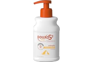 Douxo S3 Pyo Shampoo, Contains 3% Chlorhexidine & 0.5% Ophytrium, Antiseptic & Hydrating, For Bacterial or Yeast Skin Infections, For Dogs and Cats, 6.7 fl. oz. (200mL)