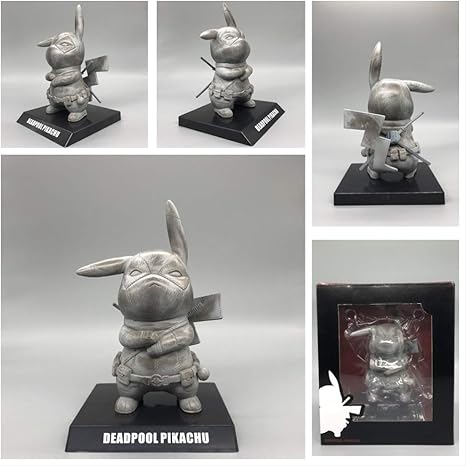 Amazon Co Jp デッドプールピカチュウモデル ポケモンピカチュウ人形装飾品 ホームデコレーション 10センチメートル Color B ホーム キッチン