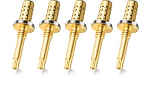 5 Pcs TA-10 Flow Control Spindle Assembly, Replacement for Symmons Temptrol Shower Valves, Fix Tub/Shower Valve Leak, Brass