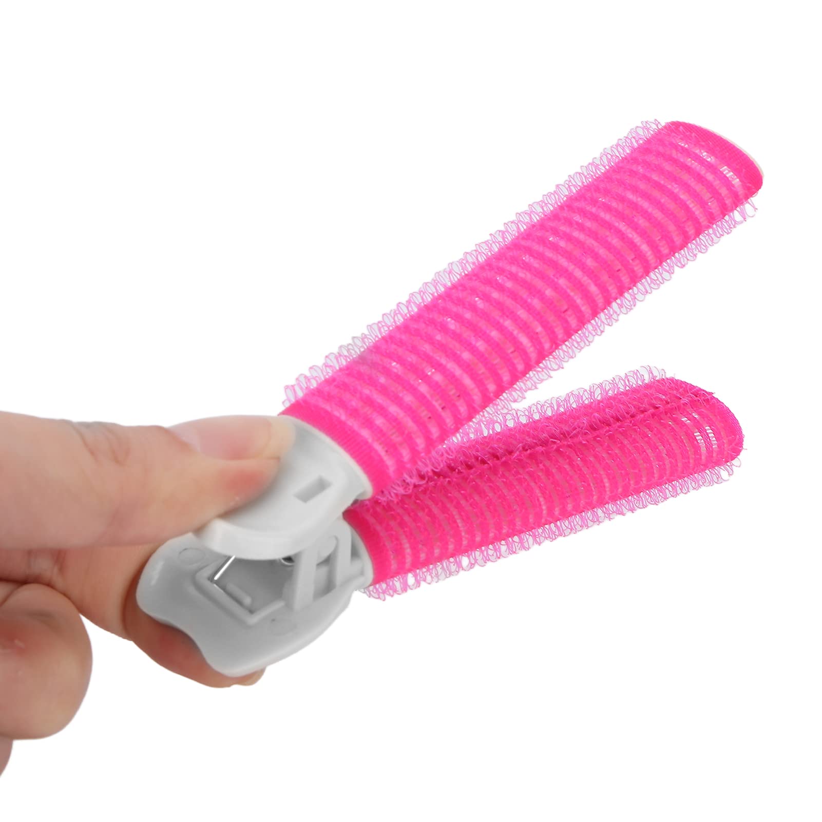 2 Pcs Rose Red Hair Roller Curler Volumizing Root Clips, Hair Styling Rollers, Bangs Fluffy Clips
