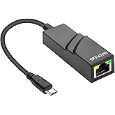 OTG Micro USB Ethernet Adapter for Raspberry Pi Zero, Android Tablet, Samsung Galaxy Tab Pro 10.1 - USB to RJ45 LAN Network