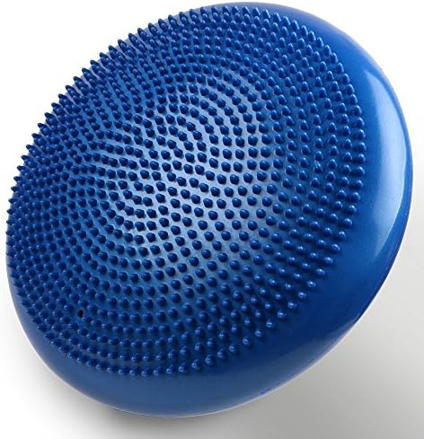 Balance Cushion Air Stability Wobble Massage with Free Pump Yoga Pilate Balance Disc Cushion for Fitness , Therapy, Workout and Training Exercise