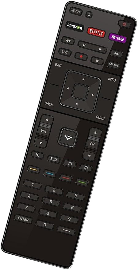 Amazon Com Smartby Xrt510 Ir Infrared Remote Control Works For All Vizio M Series Tv No Wi Fi Function Home Audio Theater