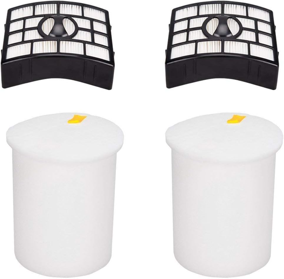 2 Packs Hepa Foam & Felt Filter Kit for Shark NV755 UV795 Rarator Powered Lift-Away XL Capacity Vacuum Cleaner Filters Part #: XFF755