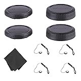 Fuji X Front Body Cap & Rear Lens Cap Cover for