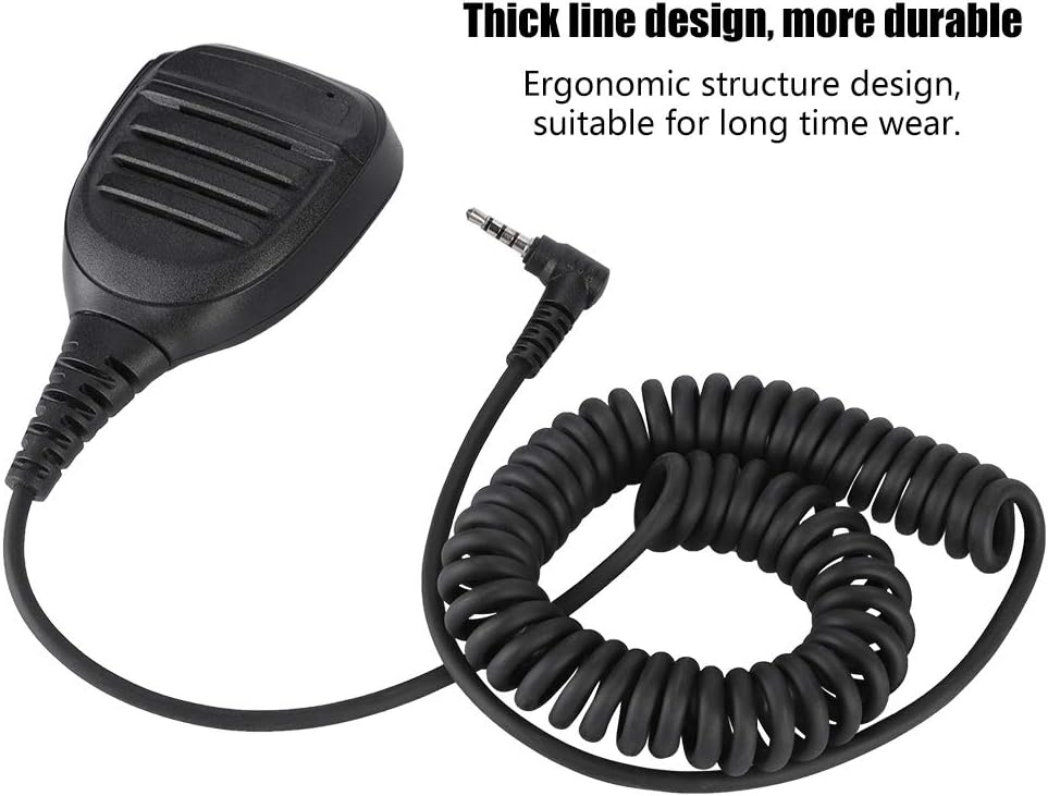 Walkie Talkie Microphone, 3.5mm PTT Handheld Two Way Radio Speaker Mic for YAESU FT1D, FT1XDR, FT2DR, FT2XDR, FT-50, FT-60, FT-10R, FT-40R, FT-50R, FT-51R, FT-60R, FT-250R, VX-10, VX-14，etc: Electronics