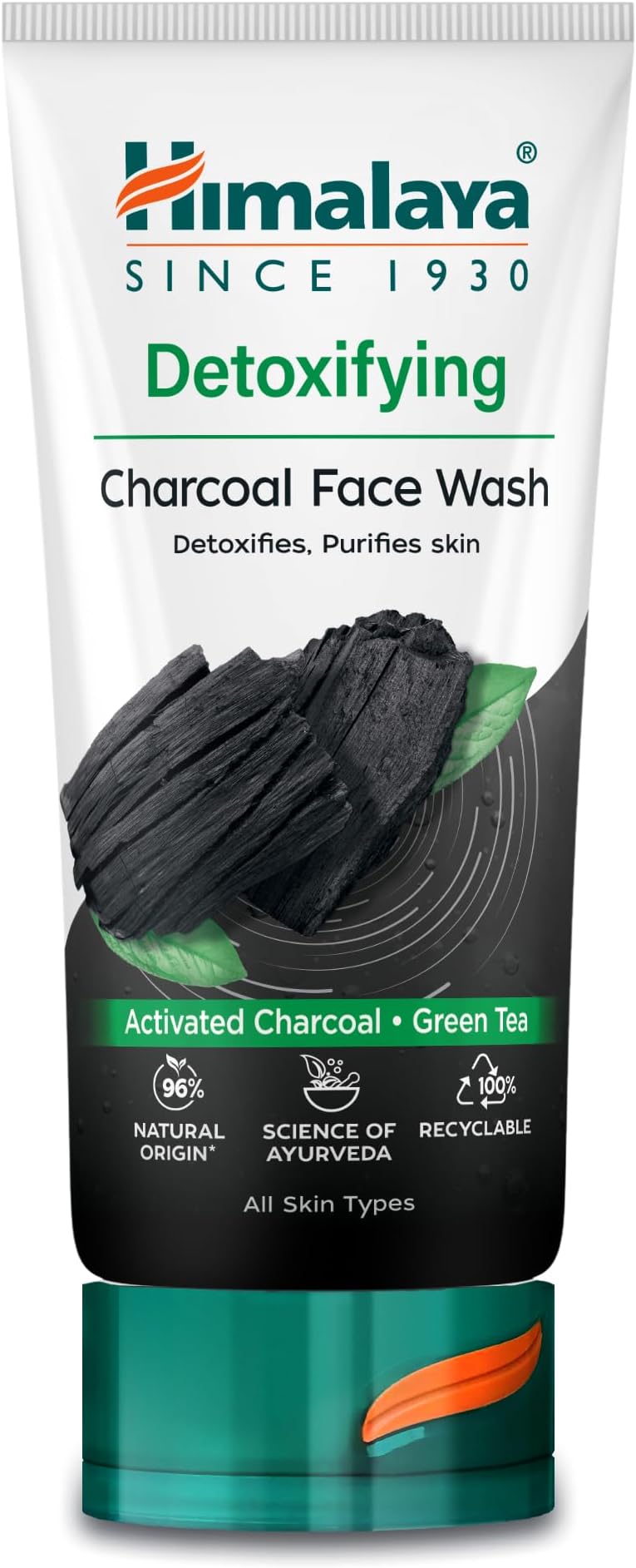 Himalaya Detoxifying Charcoal Face Wash with Green Tea & Coconut Charcoal 150 ml