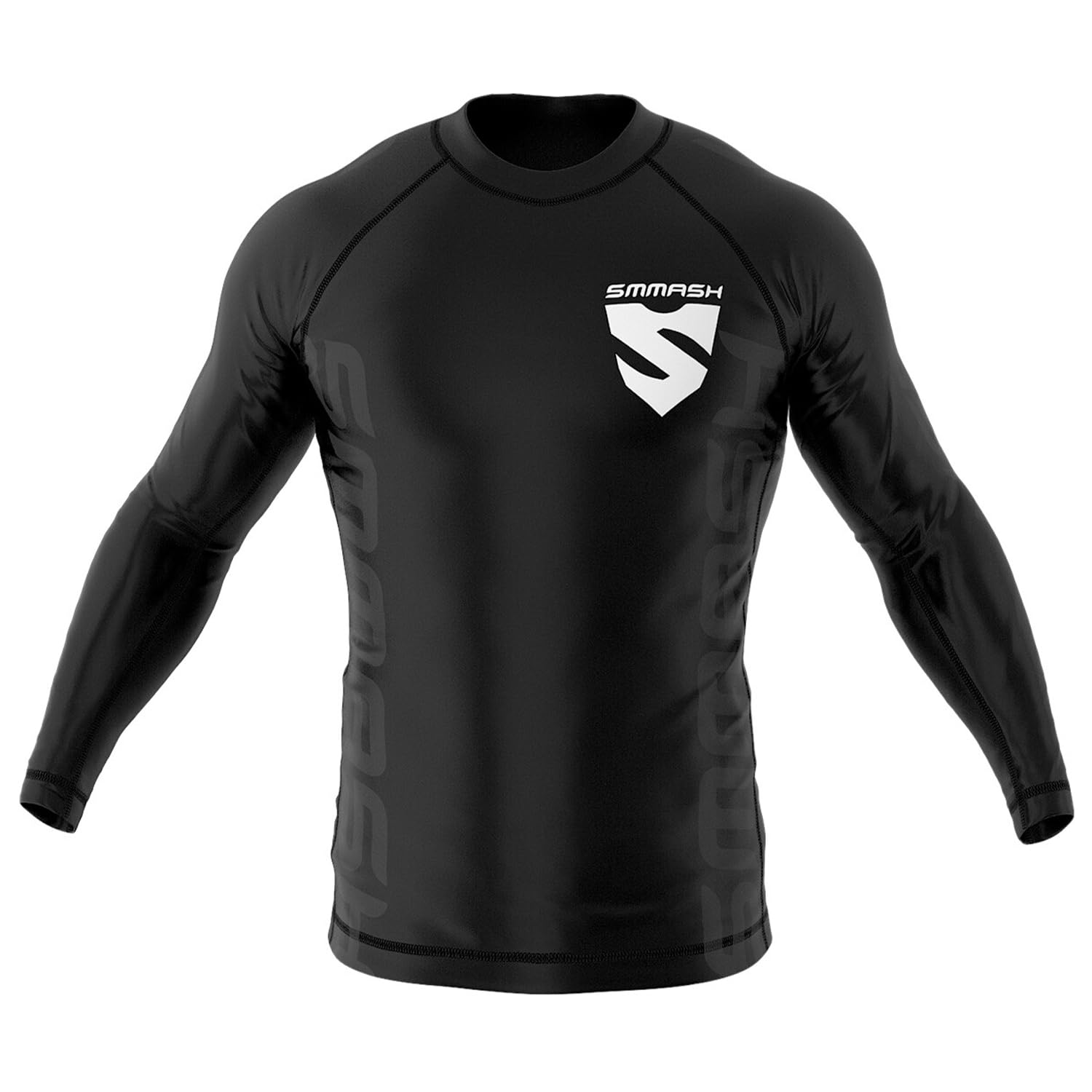 SMMASH Rashguard Longsleeve for Martial Arts, Professional Sportswear, Slim Fit Compression Tops for Men, Breathable and Light, Sport Tops for MMA, Krav MAGA, BJJ, Kickboxing