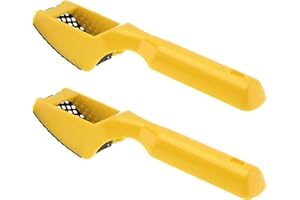 Omninmo 2pcs Surform Shaver Mini File Hand Plane, Yellow