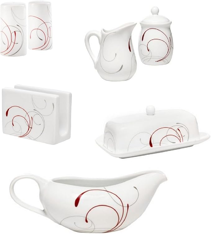 Corelle Coordinates Splendor Accessories Bundle of Five Pieces Gravy