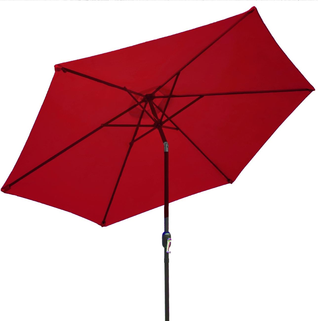 Amazon Com Sorbus Outdoor Umbrella 10 Ft Patio Umbrella With Tilt Adjustment And Crank Lift Handle Perfect For Backyard Patio Deck Poolside And More Red Garden Outdoor