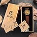 CUCOL Eco Faux Wooden Dial Watches For Men and Women Leather Band Casual Design Brown Color