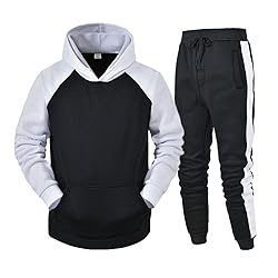tracksuit hoodie men mens 2 piece linen set