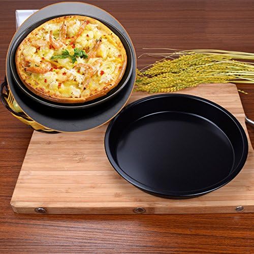 1 piece Useful Newest Round Deep Dish Pizza Pan Non-stick Pie Tray Baking Kitchen Tool 22cm/24cm Carbon Steel -Y102