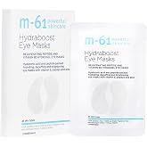 m-61 Hydraboost Eye Masks | Hydrogel Under Eye Patches with Hyaluronic Acid, Peptides, Vitamin E for Puffiness, Dark Circles | Derm &amp; Allergy Tested | Made in South Korea