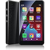 Android 14 MP3 Player with Spotify, Play Store, Amazon Music, Audible, Libby, PECSU 4" Touch Screen MP4 Music Player for Kids with Parental Control, Eye-Care Mode (Space Black)