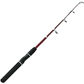 Zebco Z-Cast Spinning Fishing Rod Durable Z-Glass Fishing Pole, Comfortable EVA Rod Handle, Shock-Ring Guides, Medium Power
