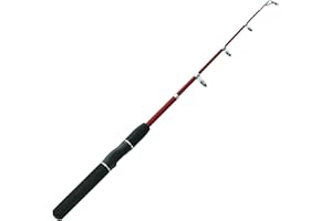 Zebco Z-Cast Spinning Fishing Rod Durable Z-Glass Fishing Pole, Comfortable EVA Rod Handle, Shock-Ring Guides, Medium Power