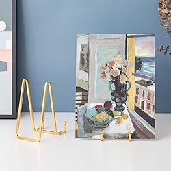 Plate Holder Easel Display Stand - 6 inch Metal