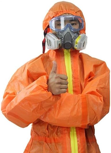 Ropa De Proteccion Quimica Con Aislamiento De Campana Quimico Radiacion Nuclear Spray De Pulverizacion Acido Y Alcali Ropa De Trabajo Cubierta De Alta Resistencia No Tejida Proteccion De Tipo 3 4 Y